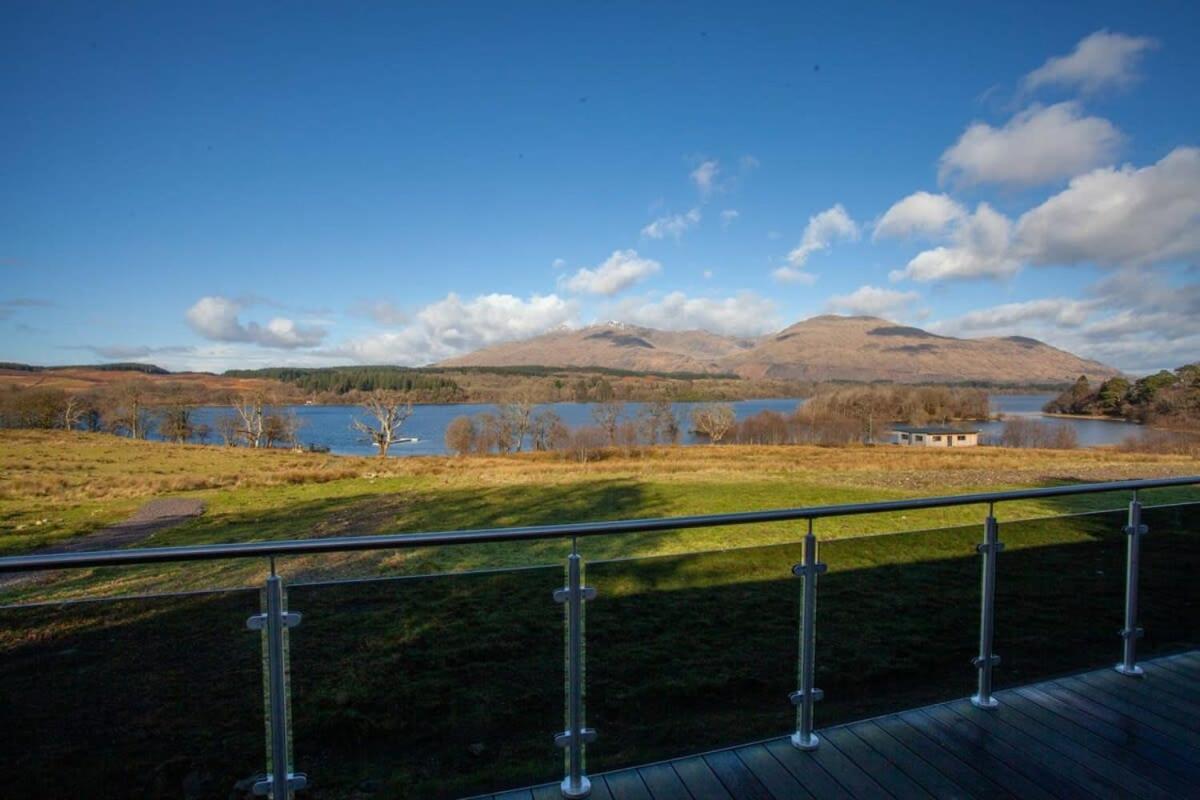 New Build Lodge With Stunning Views Of Loch Awe Hayfield  Exterior foto