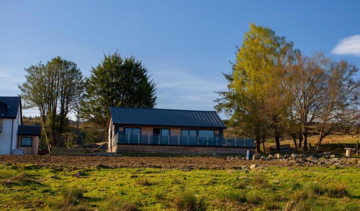 New Build Lodge With Stunning Views Of Loch Awe Hayfield  Exterior foto