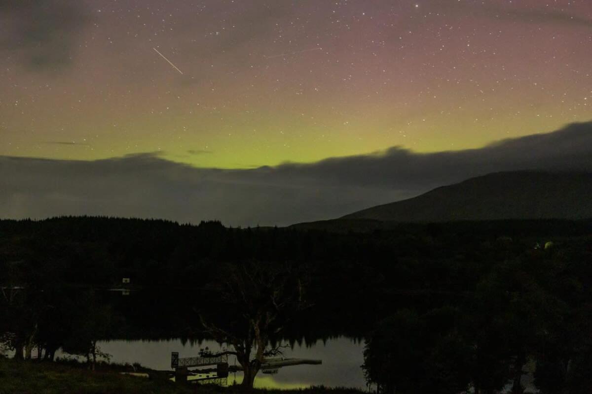 New Build Lodge With Stunning Views Of Loch Awe Hayfield  Exterior foto
