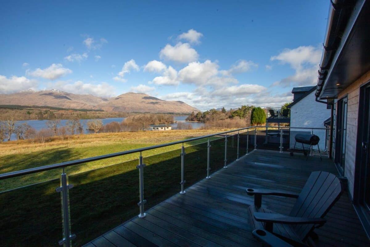 New Build Lodge With Stunning Views Of Loch Awe Hayfield  Exterior foto