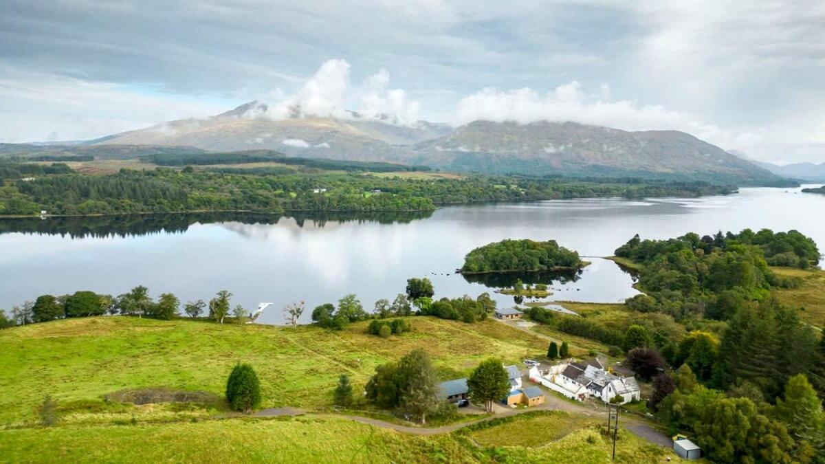 New Build Lodge With Stunning Views Of Loch Awe Hayfield  Exterior foto