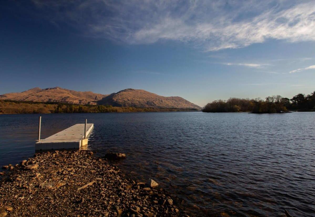 New Build Lodge With Stunning Views Of Loch Awe Hayfield  Exterior foto