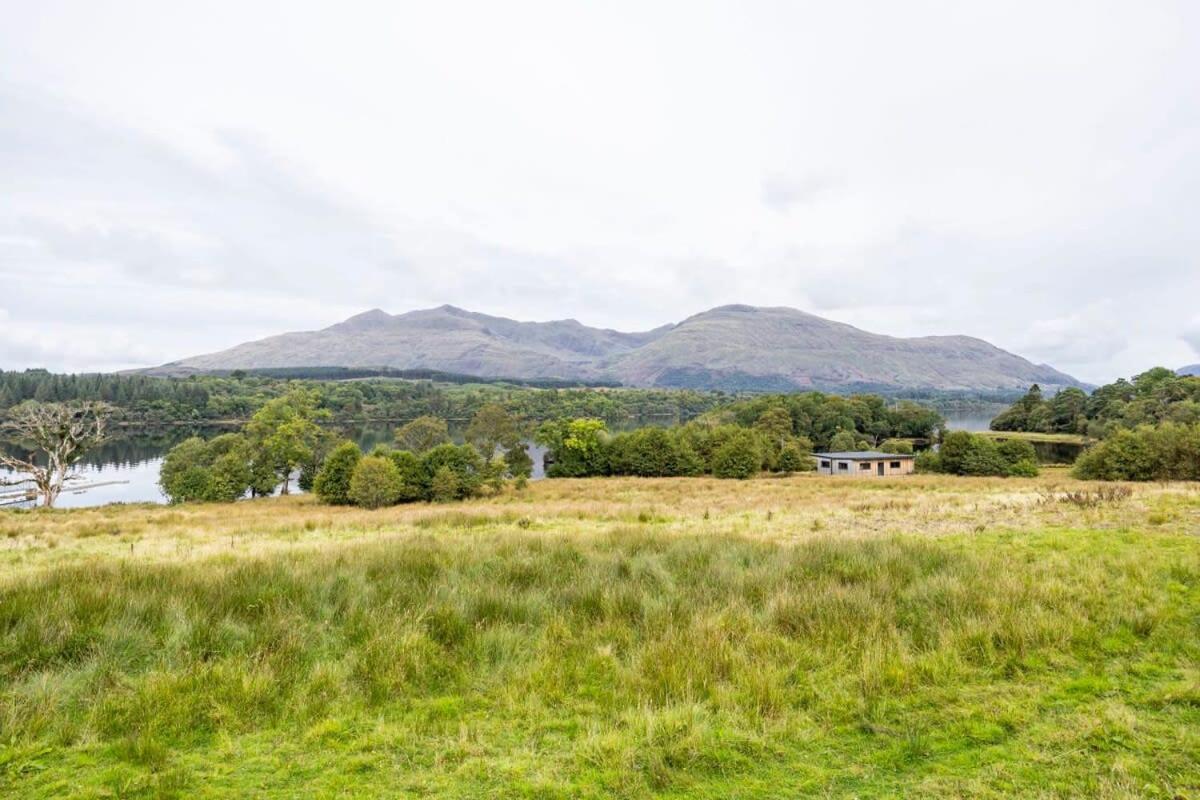 New Build Lodge With Stunning Views Of Loch Awe Hayfield  Exterior foto