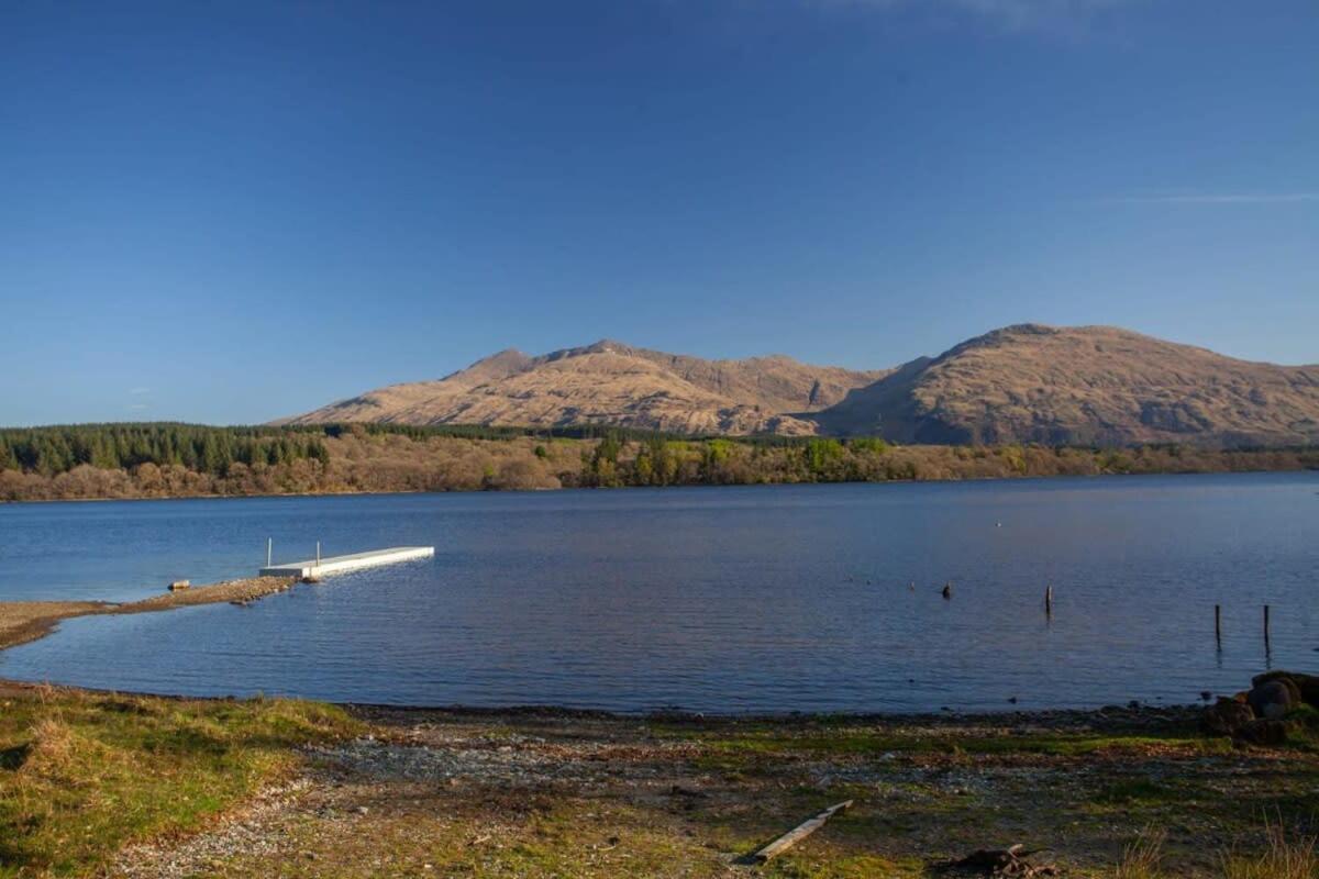 New Build Lodge With Stunning Views Of Loch Awe Hayfield  Exterior foto