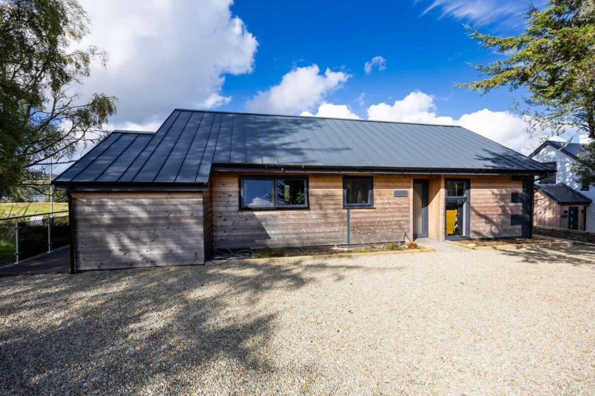 New Build Lodge With Stunning Views Of Loch Awe Hayfield  Exterior foto