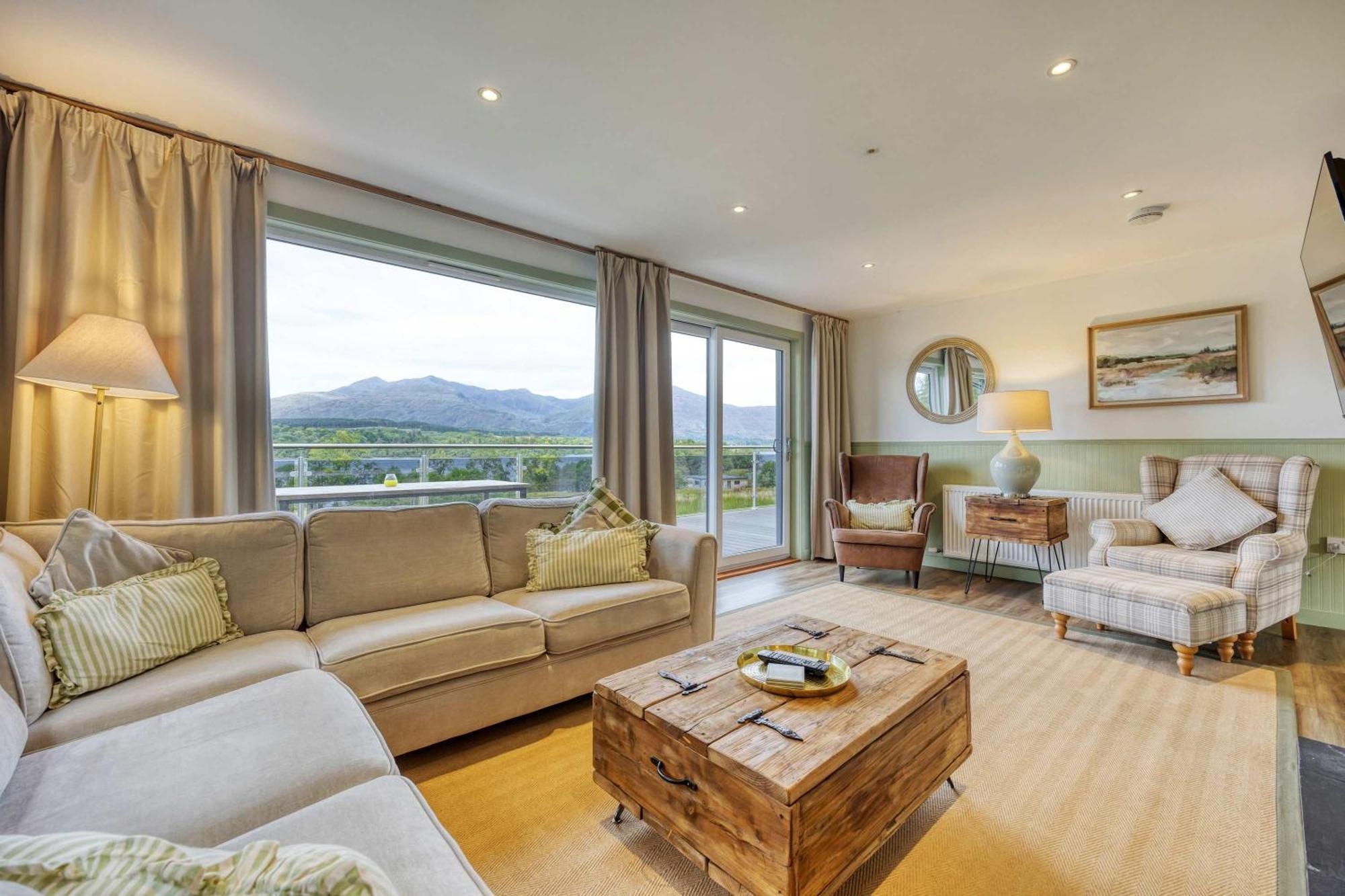 New Build Lodge With Stunning Views Of Loch Awe Hayfield  Exterior foto